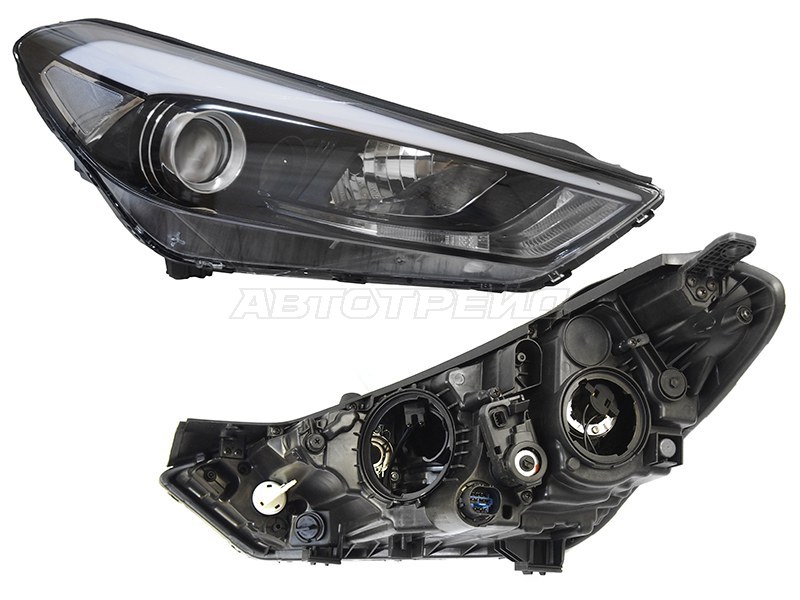 Фара Hyundai Tucson 15-19 (Справа / Галоген / С электрокорректором)
