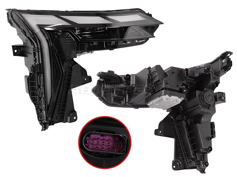 Фара Geely Atlas 23- (Справа / LED / 12 контактов)