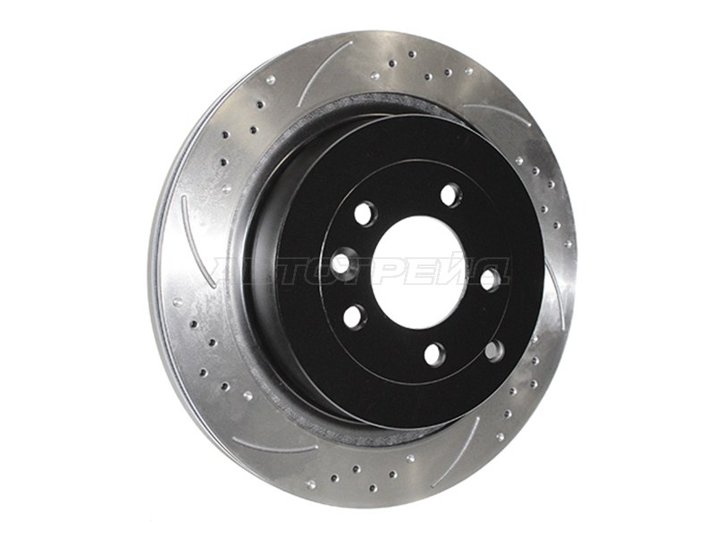 Диски тормозные комплект Land Rover Discovery 04-17 / Range Rover 02-12 (Сзади / Перфорированный)