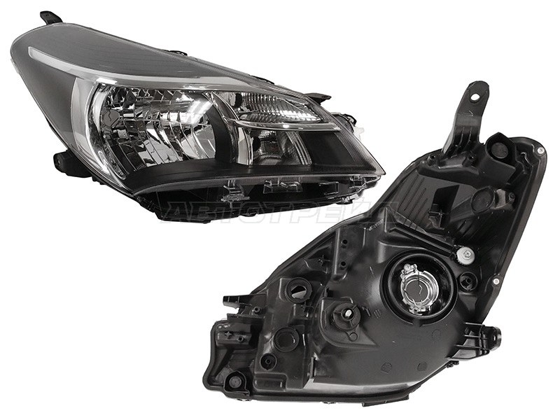 Фара Toyota Vitz 14-16 / Yaris 14-17 (Справа / Галоген / под электрокорректор)