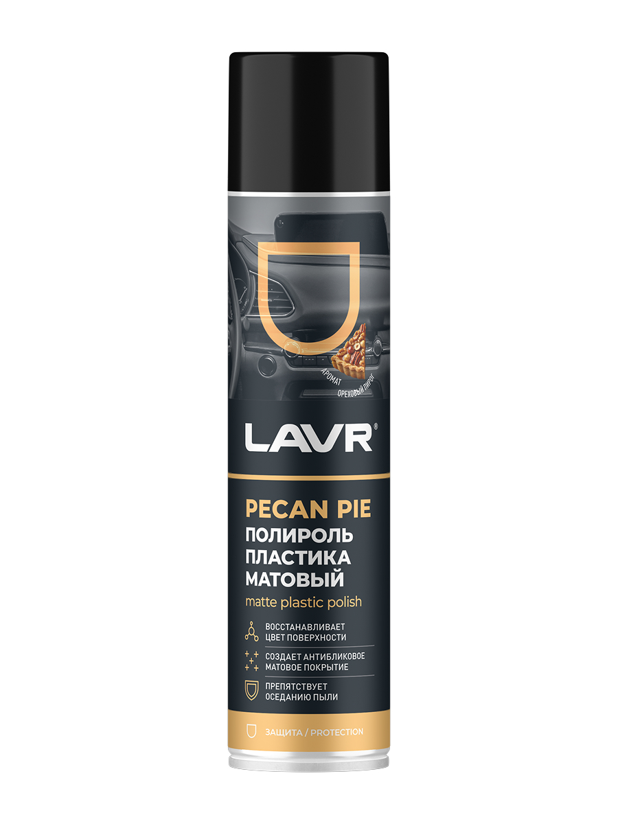 Полироль пластика матовый Pecan pie, 400 мл