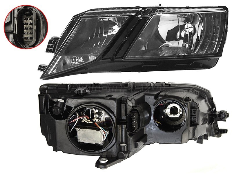 Фара Skoda Octavia 16-20 (Слева / Галоген / ДХО / С электрокорректором)