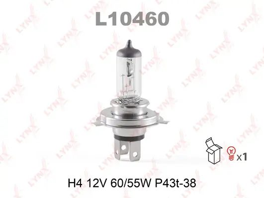 Лампа H4 12V 60/55W P43T-38