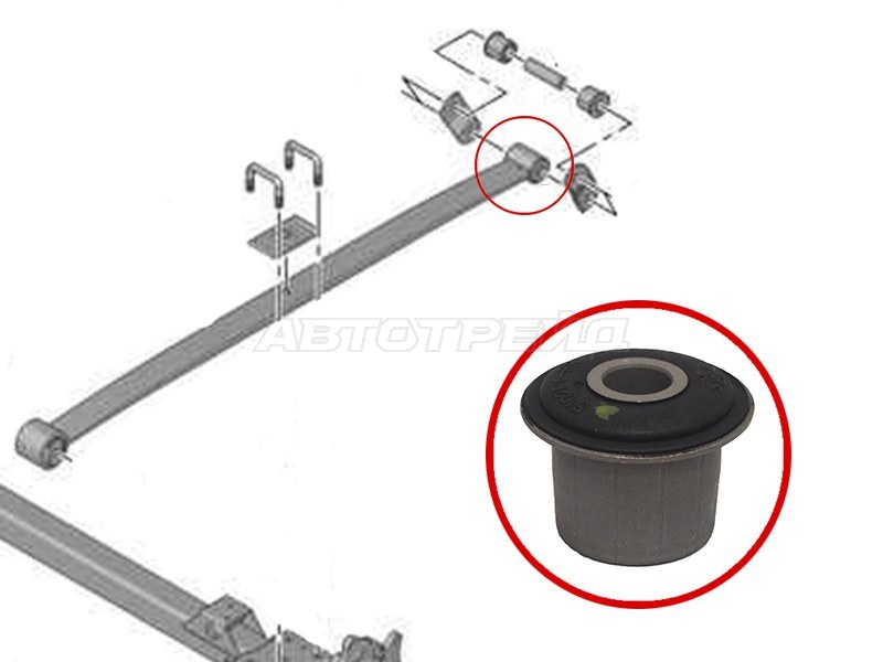 Сайлентблок Peugeot Boxer 06- / Citroen Jumper 06-