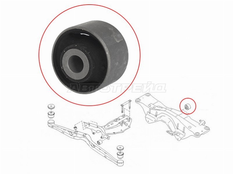 Сайлентблок опоры двигателя Subaru Forester 97-08 / Impreza 92-00