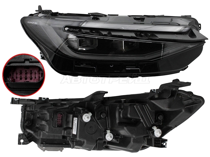 Фара Chery Arrizo 8 22- (Справа / LED / С электрокорректором)
