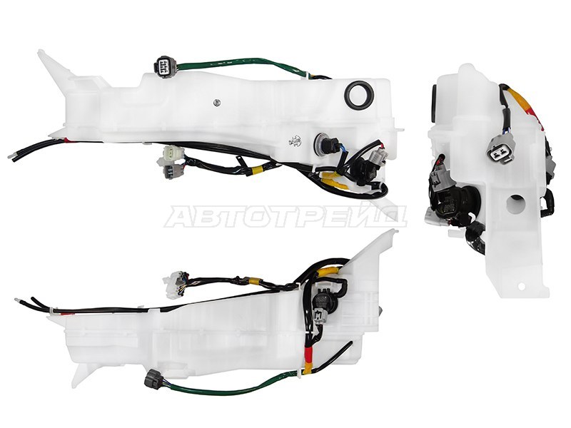 Бачок омывателя Toyota Land Cruiser (J200) 12-21 / Lexus LX 12-23 (Насос омывателя / Комлектация под датчик уровня жидкости / Под омыватели фар)