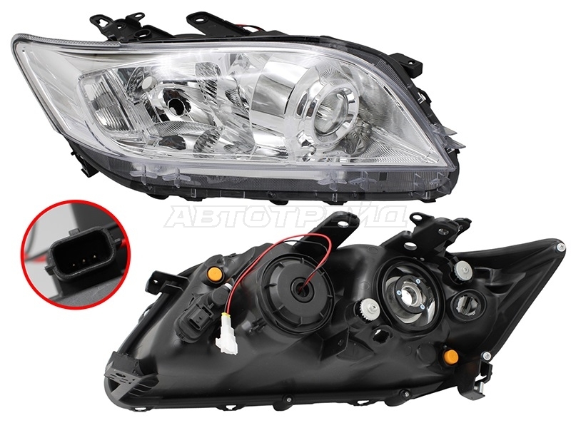 Фара Toyota RAV4 (XA30) 10-13 (Справа / Галоген / С электрокорректором)