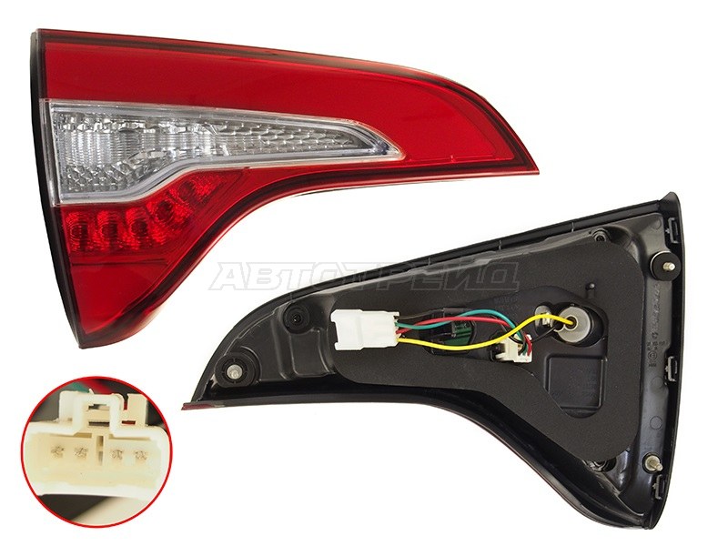 Фонарь в крышку багажника Kia Sorento 12-21 (Слева / LED)
