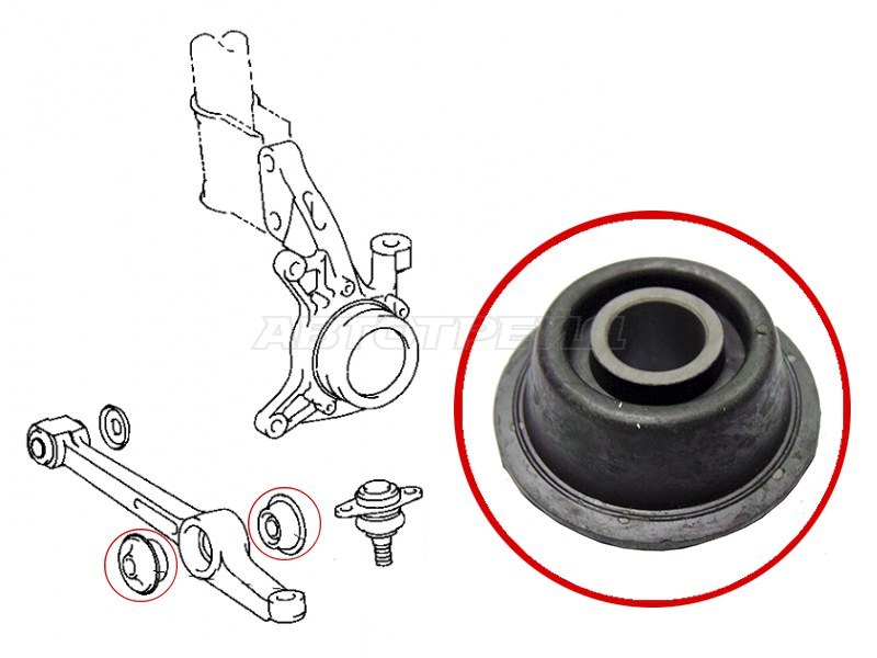 Сайлентблок рычага Toyota Camry 90-98 / Vista 90-98