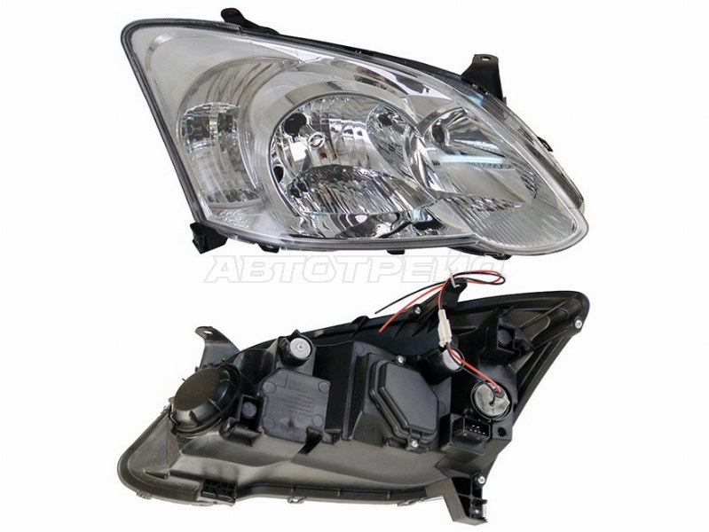 Фара Toyota Corolla (E120) 04-07 / Allex 04-06 (Справа / Галоген / Ручная регулировка / 5D HBK)