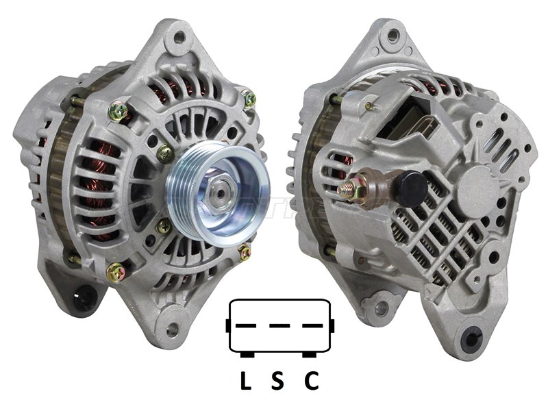 Генератор Subaru Forester 02-13 / Impreza 96-12 (EL154 / EJ20J / EJ205 / FB25B / EJ253 12V 90A)