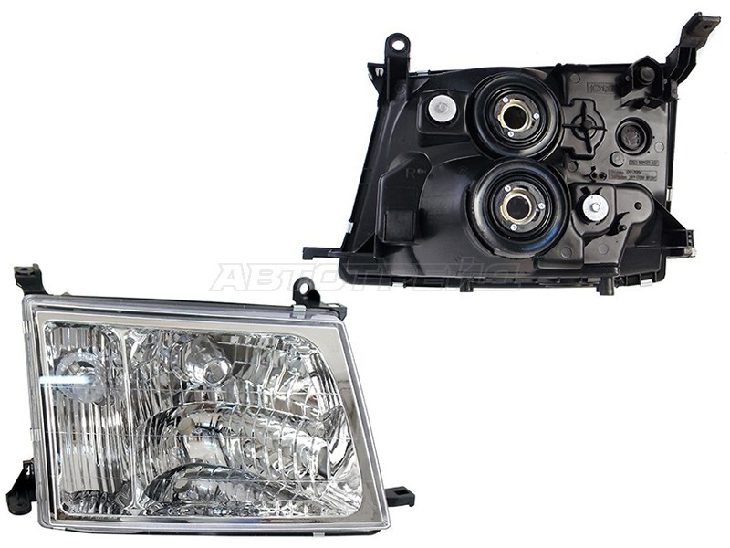 Фара Toyota Land Cruiser (J100) 98-02 (Справа / Галоген / Ручная регулировка)