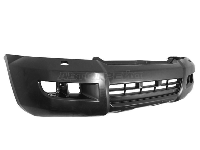 Бампер передний Toyota Land Cruiser Prado (J120) 02-09 (Под омыватели фар / Под ПТФ)