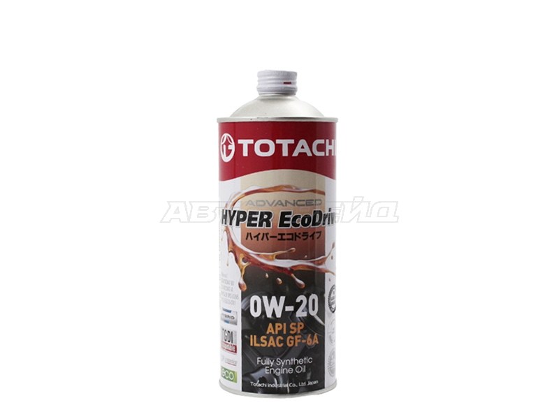 TOTACHI HYPER Ecodrive Fully Synthetic SP / RC / GF-6A 0W-20 1л