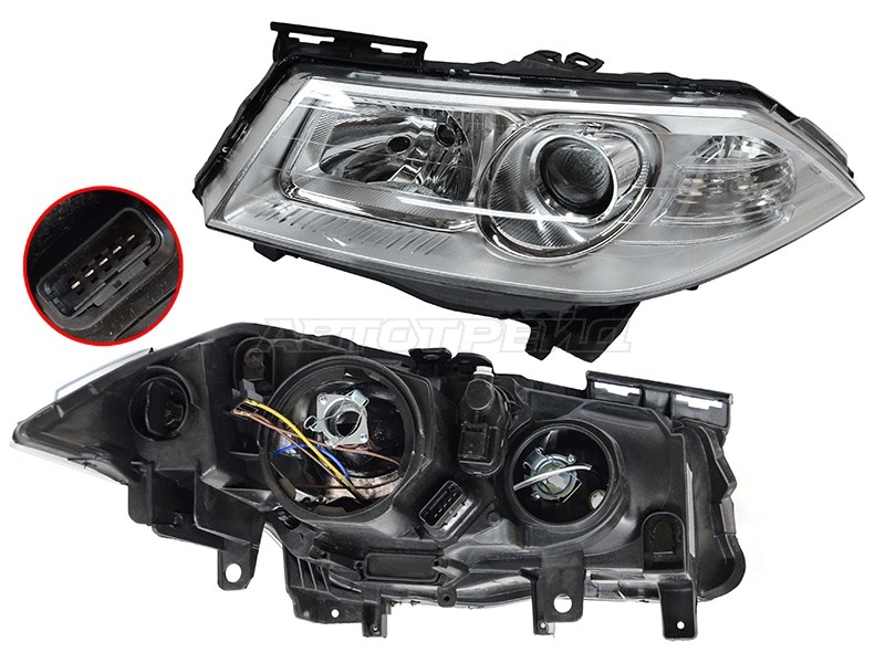Фара Renault Megane 06-09 (Слева / Галоген / С электрокорректором)