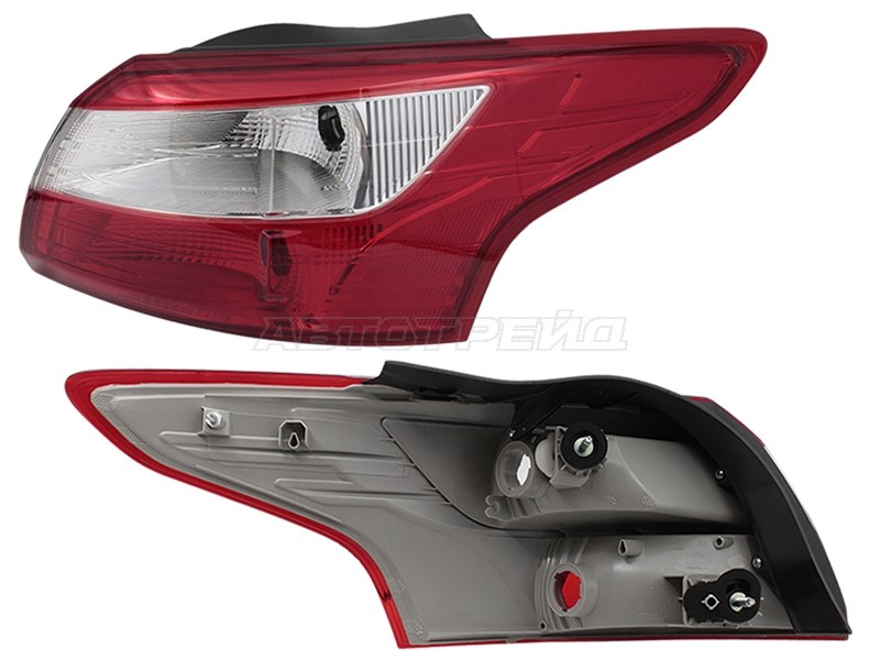 Фонарь задний Ford Focus 10-15 (Справа / 4D SED)