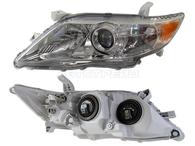 Фара Toyota Camry Europe / Russia (XV40) 09-11 / Camry USA 09-11 (Слева / Галоген / Ручная регулировка)