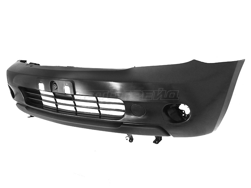 Бампер передний Toyota Ist 02-05 (Под ПТФ / С отверстием под крюк)