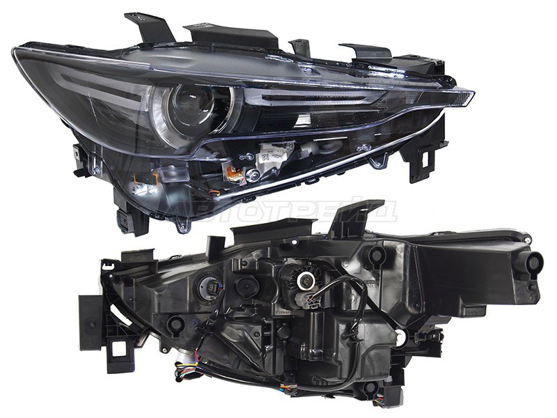 Фара Mazda CX-5 16-21 (Справа / LED / С электрокорректором / имитация AFS)