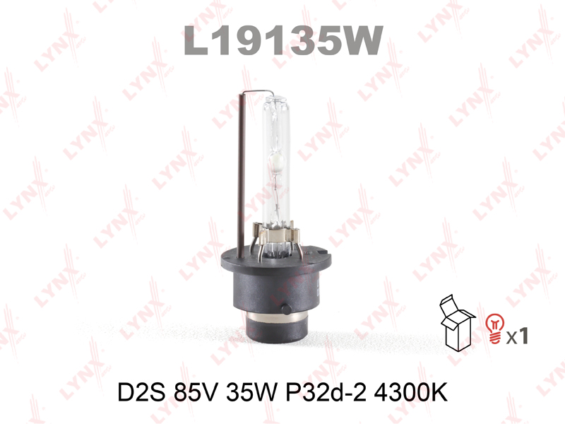 Лампа D2S 12V 35W P32d-2, 4300K