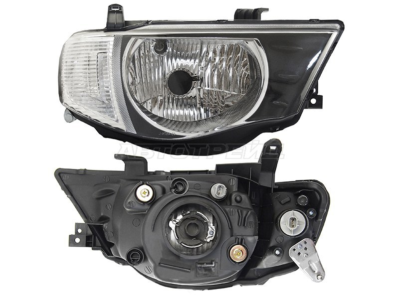 Фара Mitsubishi L200 07-14 / Triton 06-10 (Справа / Галоген / Ручная регулировка)