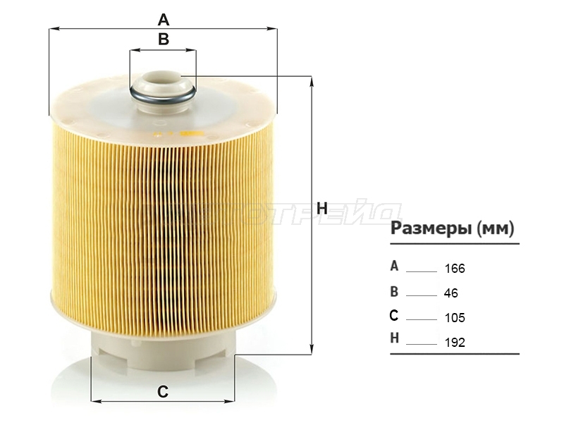 Фильтр воздушный Audi A6 04-14 / A6 allroad quattro 06-12