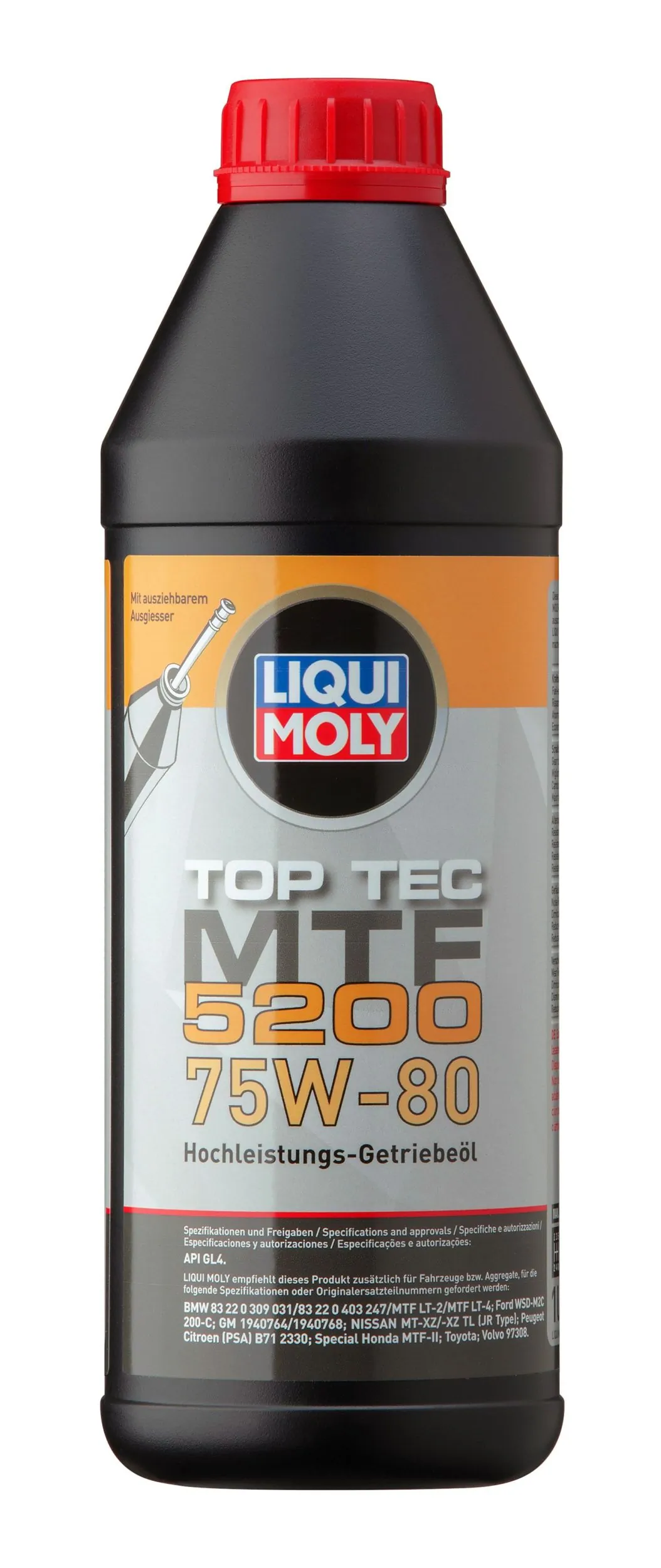 75W-80 GL4 Top Tec MTF 5200, 1л (НС-синт.транс.масло)