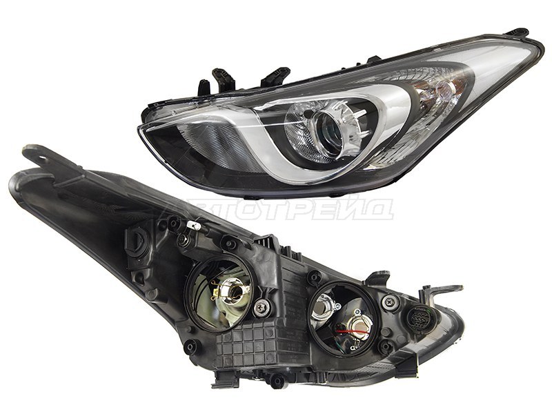 Фара Hyundai i30 11-17 (Слева / Галоген / Ручная регулировка)