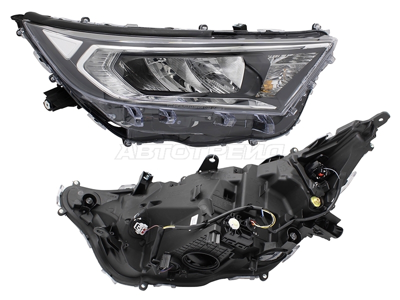Фара Toyota RAV4 (XA50) 18- (Справа / LED / ДХО / С электрокорректором)