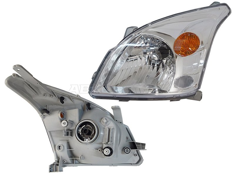 Фара Toyota Land Cruiser Prado (J120) 02-09 (Слева / Галоген / Универсальная регулировка)