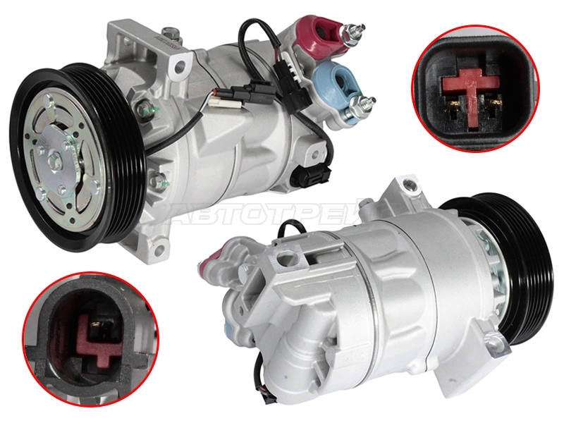 Компрессор кондиционера Geely Tugella 19- / Atlas 23-