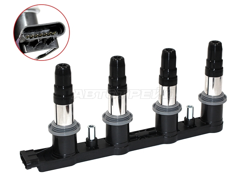 Катушка зажигания Chevrolet Aveo 05-15 / Cruze 09-15 A14XER;F16D4;F18D4;L14;L95;LDE;LDT;Z18XER (Модуль)
