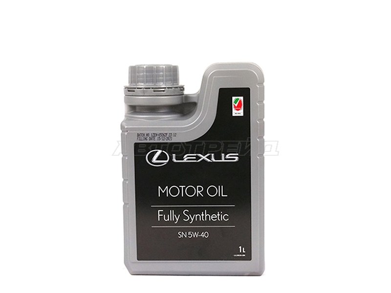 Масло моторное LEXUS (пластиковая канистра) 5W-40 SN 1Л (Синтетика) ОАЭ