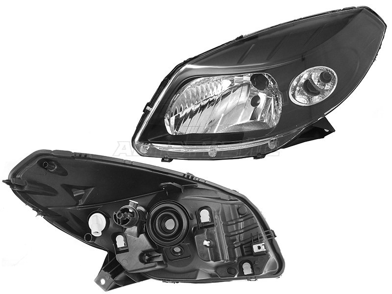 Фара Renault Sandero Stepway 10-14 (Слева / Галоген / Ручная регулировка)
