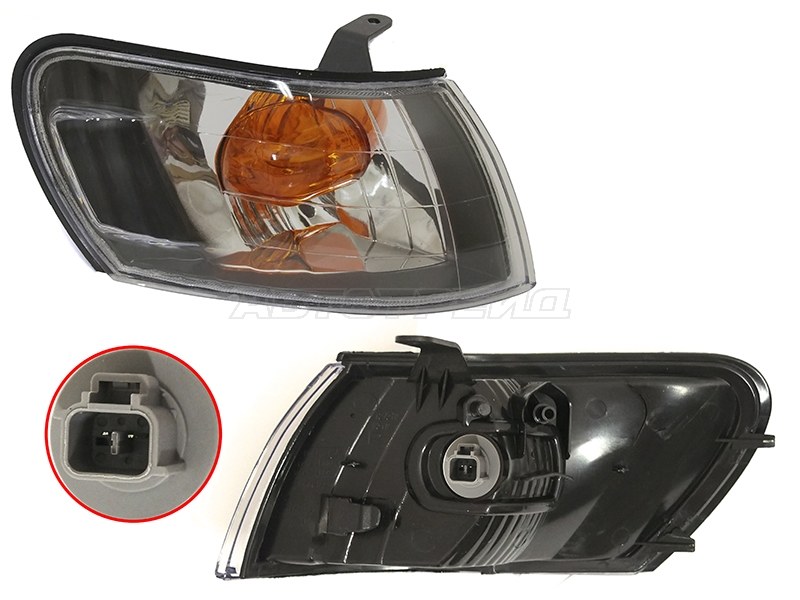 Поворот Toyota Corolla (E100) 97-00 (Справа / Чёрный)