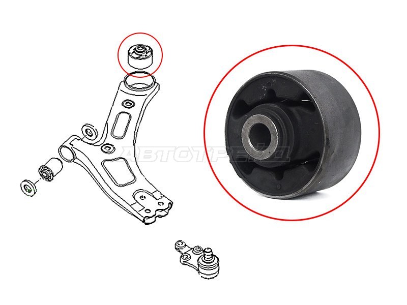 Сайлентблок рычага Hyundai Creta 15-21 / Elantra 15-20