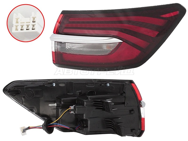Фонарь задний Geely Coolray 18-24 / Belgee X50 23- (Справа / LED)