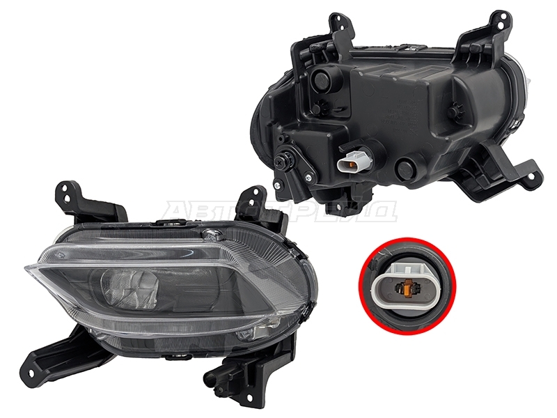 Фара противотуманная (Слева) Hyundai Santa Fe 18-21