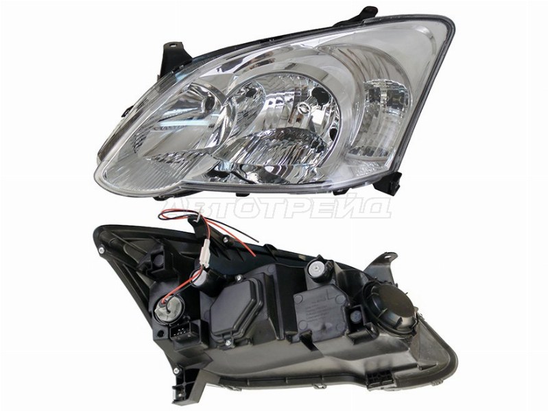Фара Toyota Corolla (E120) 04-07 / Allex 04-06 (Слева / Галоген / Ручная регулировка / 5D HBK)