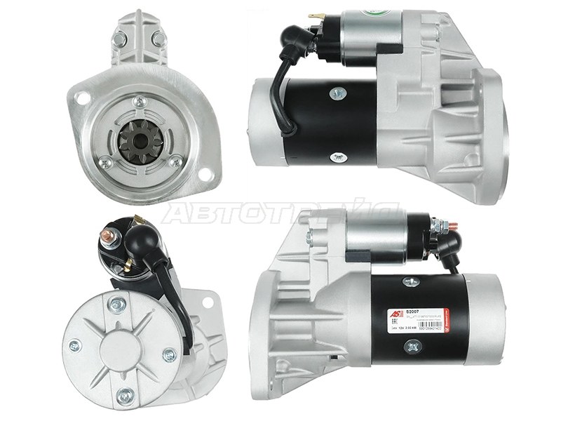 Стартер Nissan Terrano 86-02 / Atlas F 92-07 (2 kW / Z=9)