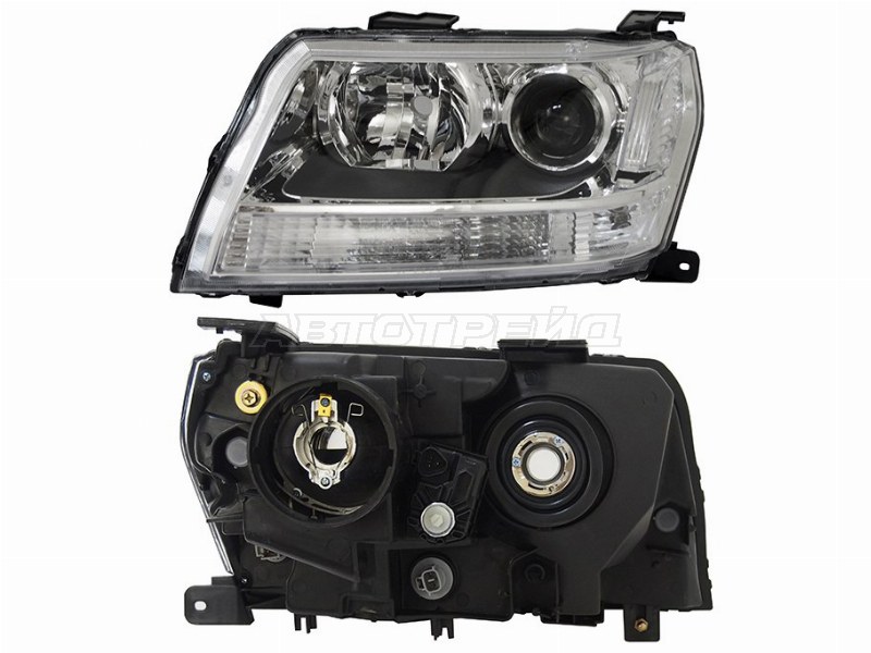 Фара Suzuki Escudo 05-17 / Grand Vitara 05-16 (Слева / Ксенон / Галоген / С электрокорректором / 5D)