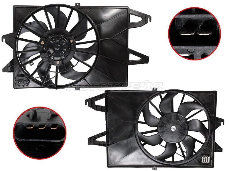 Диффузор радиатора Ford Mondeo 00-07