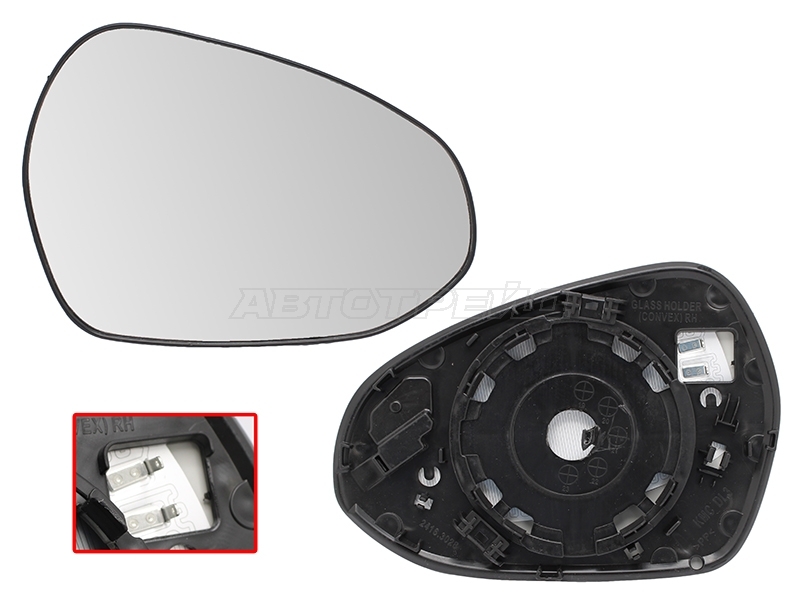 Полотно зеркала Kia K5 19-24 (Справа)