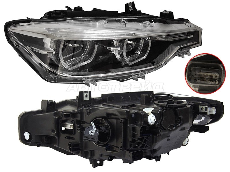 Фара BMW 3-Series 15-19 (Справа / LED / С электрокорректором)