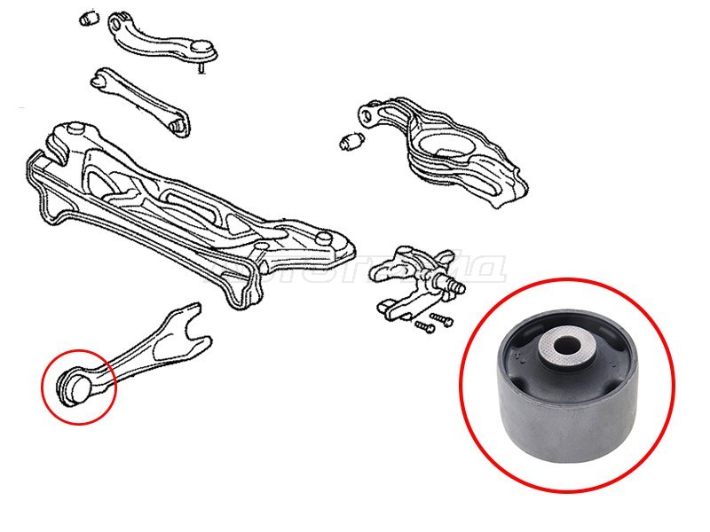 Сайлентблок рычага Honda Accord 02-08