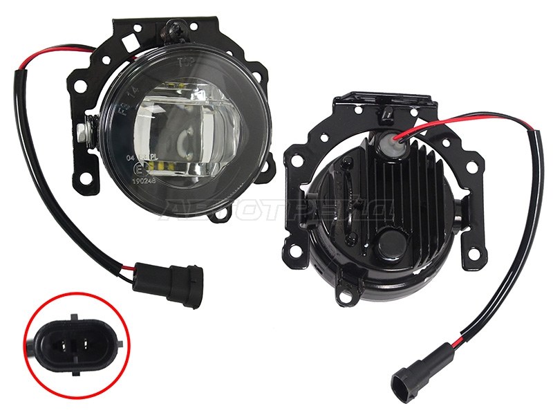 Фара противотуманная (Справа=Слева / LED / 6000-6500K) Mitsubishi Lancer 11-17 / Outlander 05-22