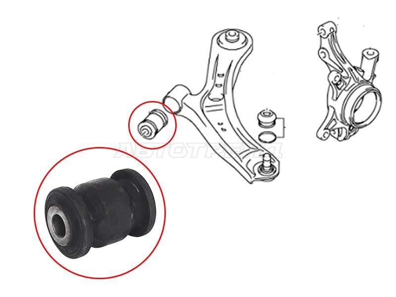 Сайлентблок рычага Suzuki SX4 06-16 / Splash 08-15