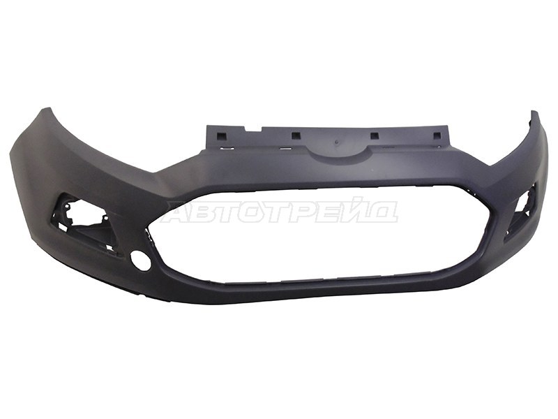 Бампер передний Ford EcoSport 14-19 (Под ПТФ / С отверстием под крюк)
