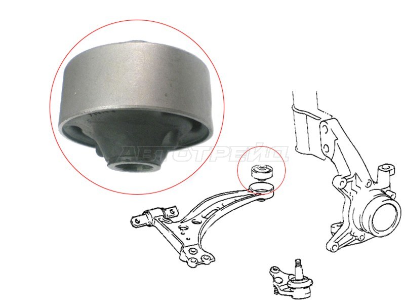 Сайлентблок рычага Lexus RX 97-06 / Toyota Camry 91-02